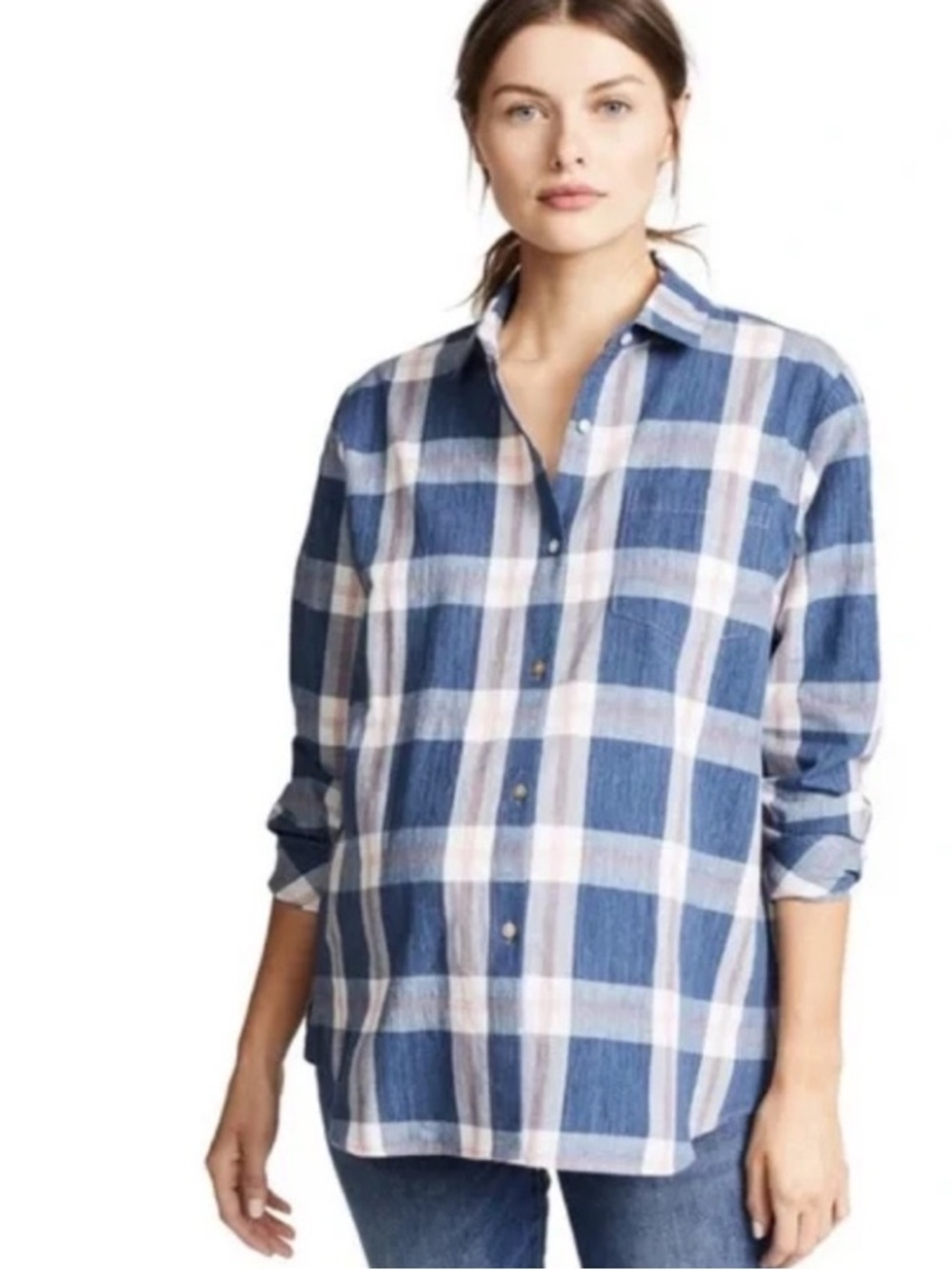 ❤️ HATCH - Plaid Button Up Like new